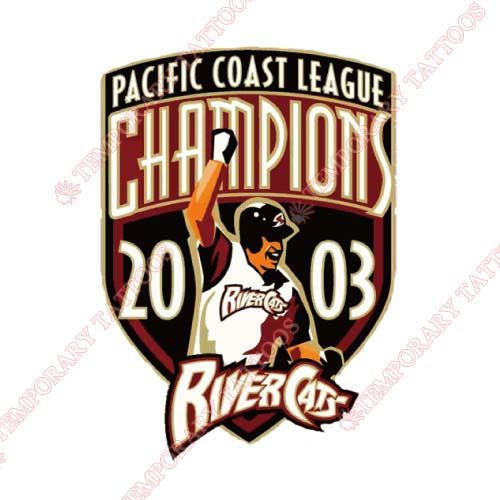 Sacramento River Cats Customize Temporary Tattoos Stickers NO.7697